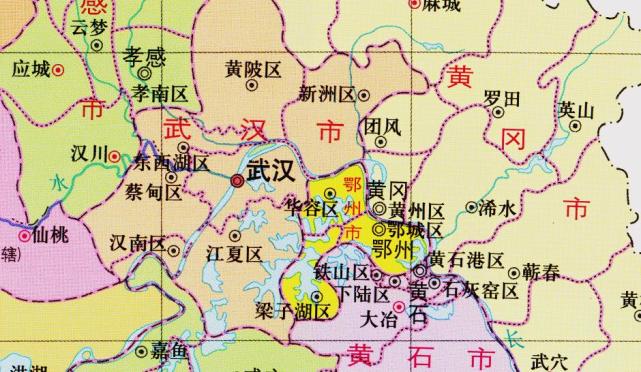 湖北省的区划调整12个地级市之一鄂州市为何没有1个县