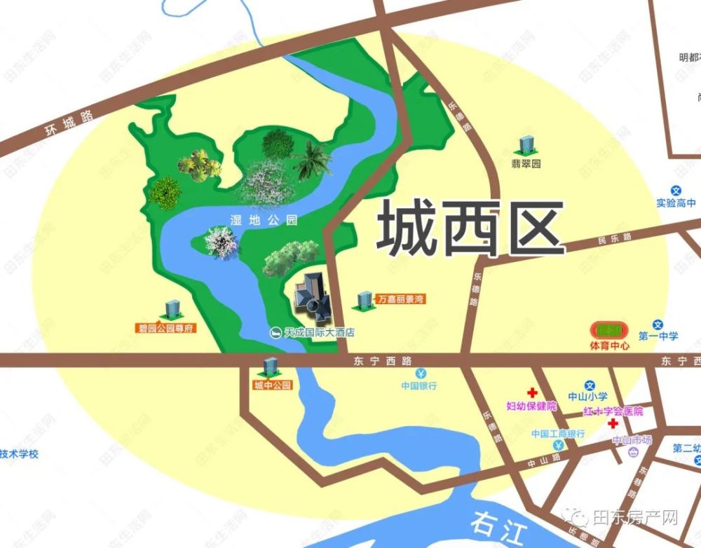 又双叒叕更新了田东房产地图有新变化