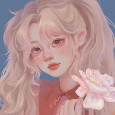 可爱的潮流手绘女生头像动漫卡通二次元女头2021合集