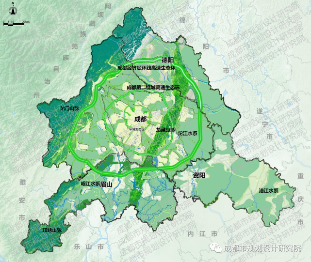 成都都市圈空间协同发展规划图(组图)