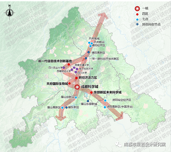 速看!成都都市圈空间协同发展规划图(组图)