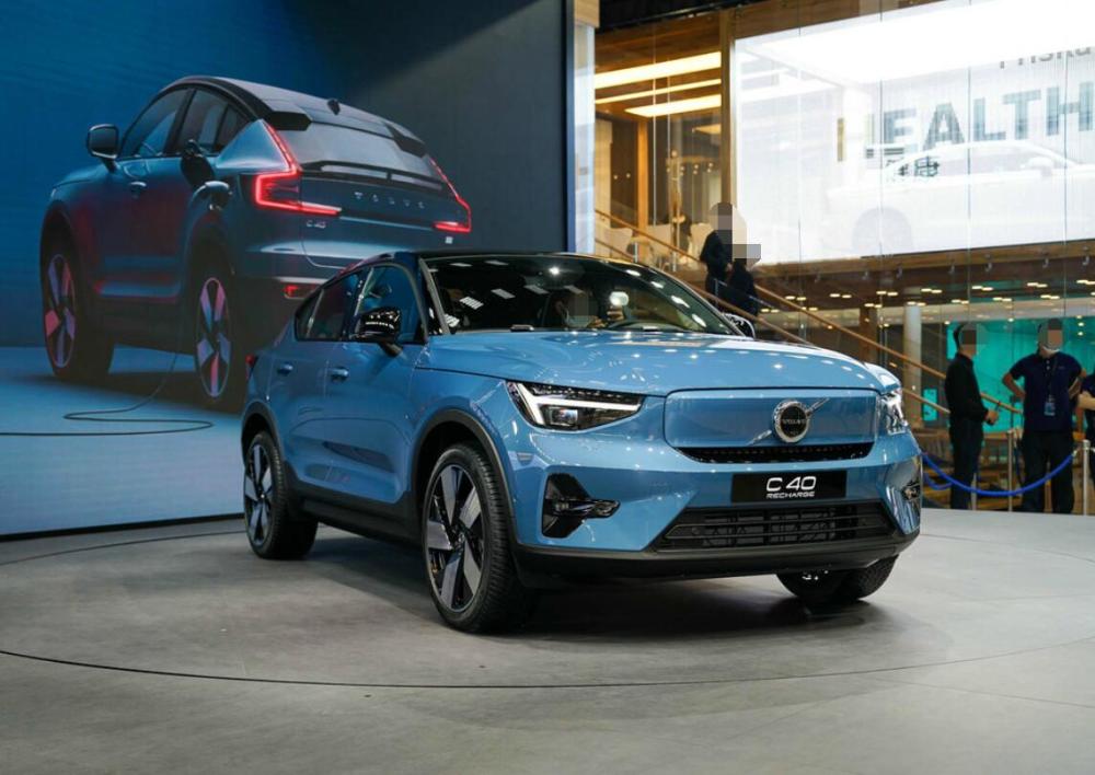 xc40电动版的轿跑兄弟沃尔沃c40电动车亮相广州车展