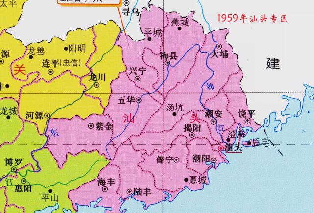 为明朝嘉靖四十二年(1563年)析海阳,饶阳,饶平三县各一部所设,明清时