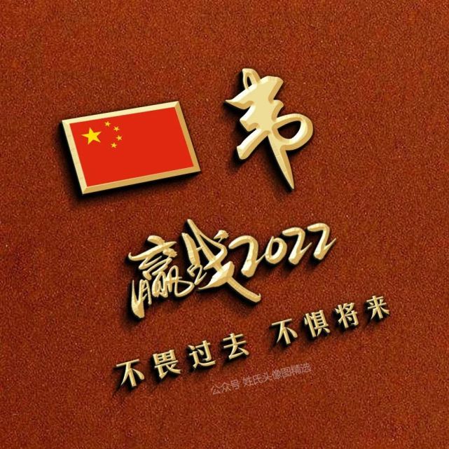 送你80张 羸战2022姓氏头像