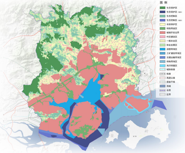 最新发布:厦门市国土空间总体规划(2020-2035年)草案