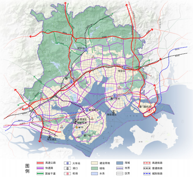 最新发布:厦门市国土空间总体规划(2020-2035年)草案公示