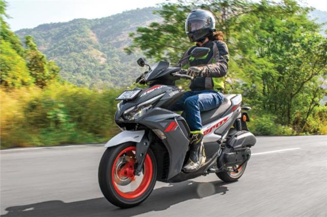 品牌:雅马哈型号 :aerox 155不久前,150cc 摩托车在印度还被认为是