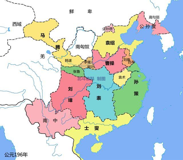 从地图看三国的演变:从东汉末年的割据到西晋的短暂统一