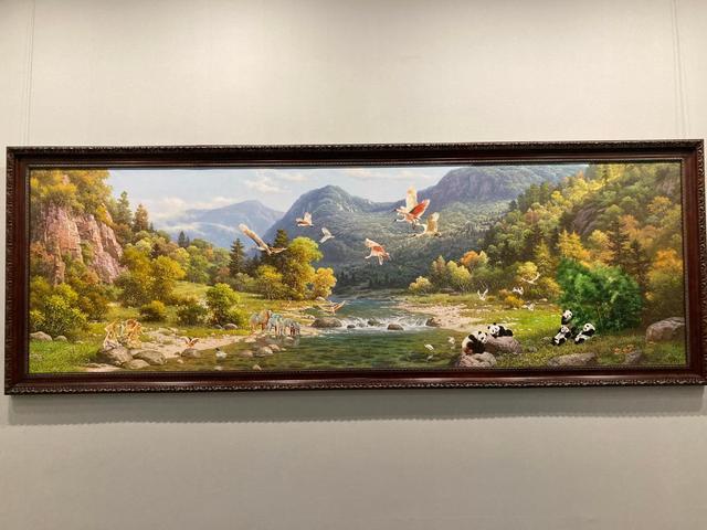 秦岭家园·晏子精品油画展美爆山城宝鸡