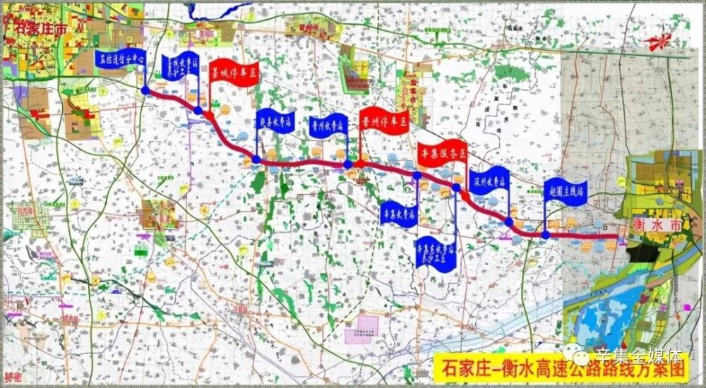 相接,向东相继跨越衡井公路,国道g515(定浚线),河营公路,国道g230(通