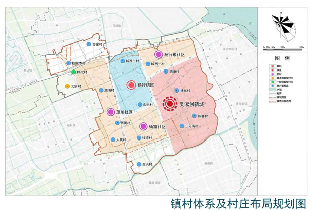 宝山区杨行镇国土空间总体规划(2021-2035)草案正在公示