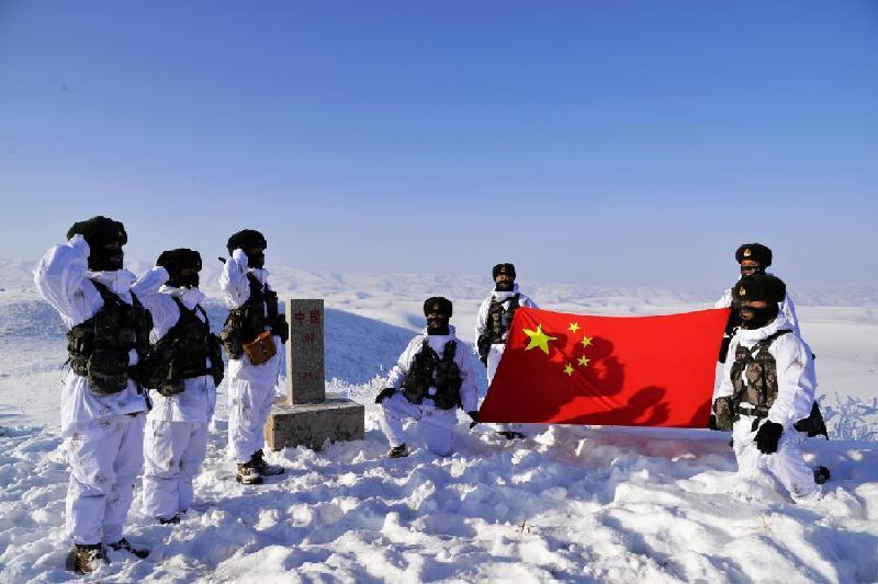 一组雪景照,带你了解边关军人