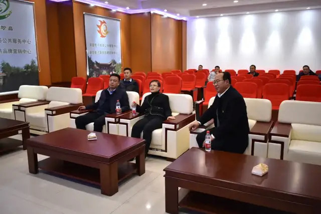 市民宗委党组成员,副主任周龙平一行莅临电商中心调研