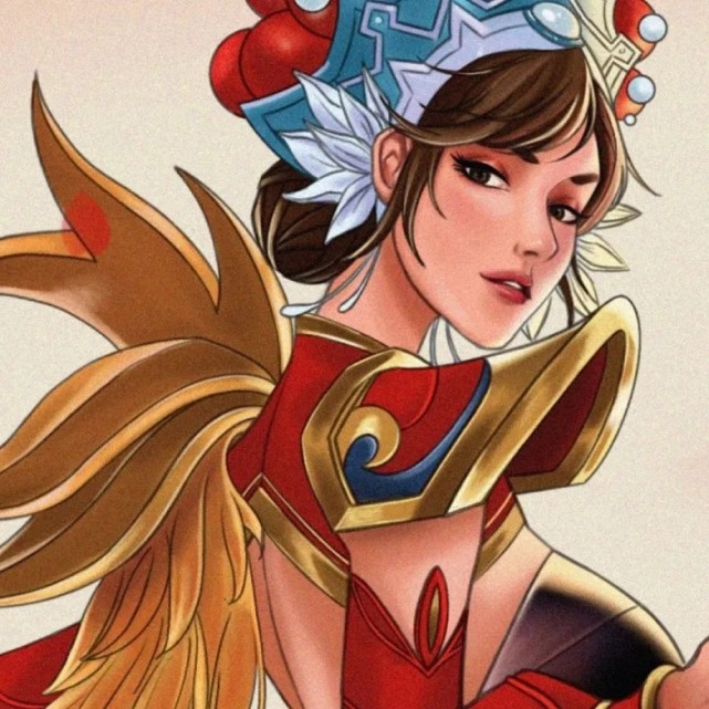 虞姬头像 明媚如风 轻盈似箭
