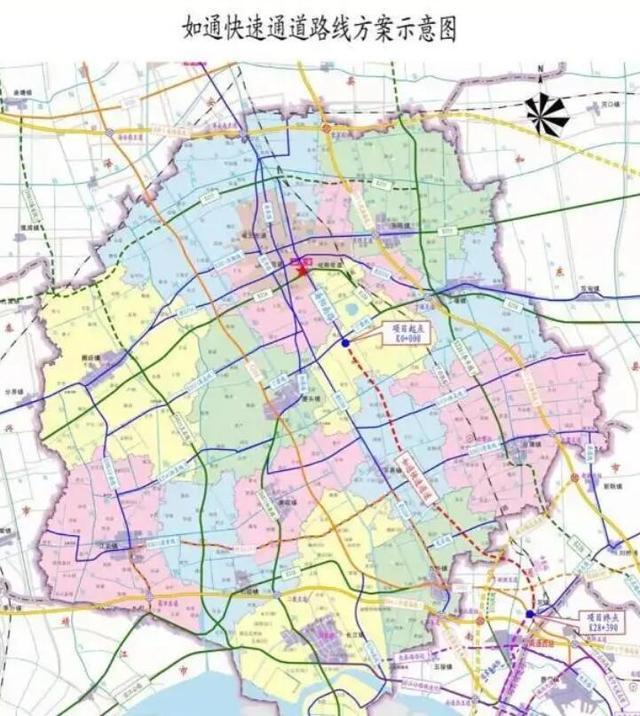 南通这条道路的二期工程要来了助如皋连接上南通的城市快速路网