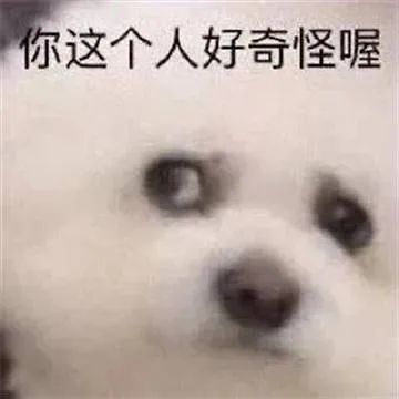 表情包你这个人好奇怪哦