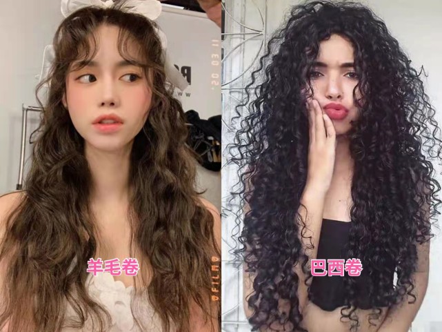 只有冷烫才能贴近发根烫出这样蓬松的效果