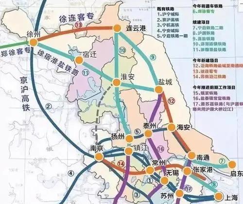 江苏南沿江城际铁路建成后,将主要承担沿线通道内和沿线与沪宁主轴