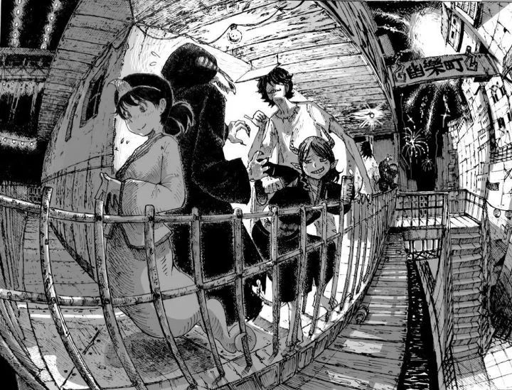 omao丨分享那些大角度大透视构图超强的画师漫画家