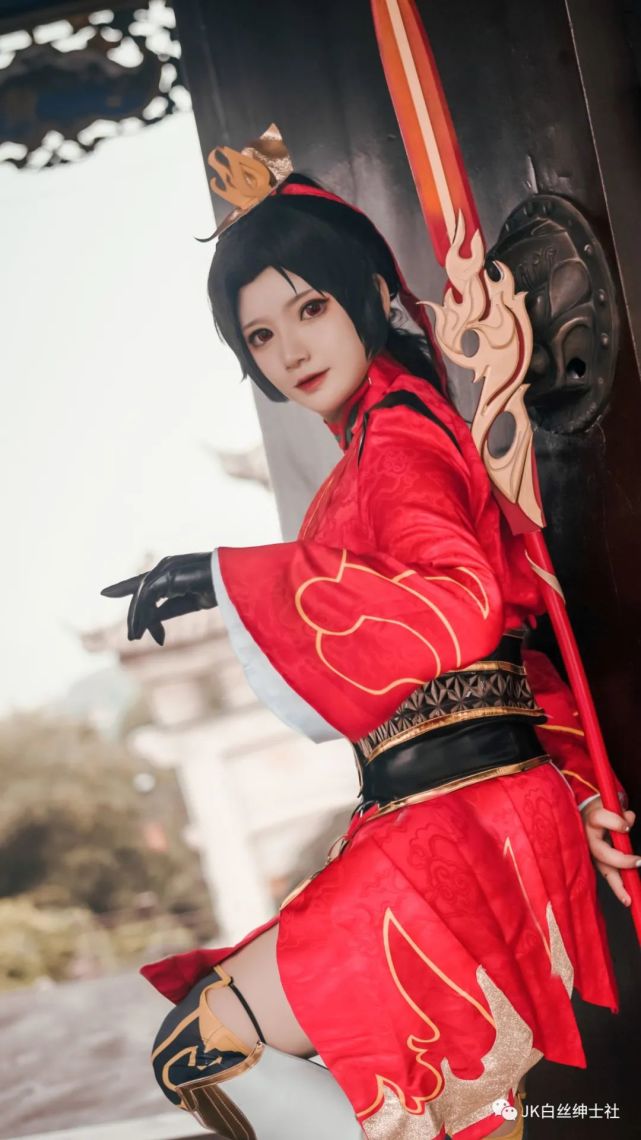 cos:王者荣耀云缨,枪心如火,枪如我心