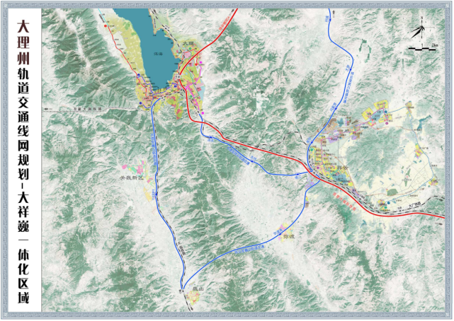 大理州轨道交通线网规划出炉,途径这些地方