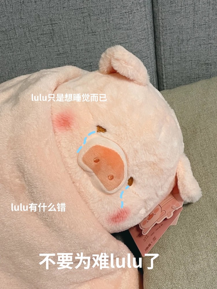 lulu猪表情包不要为难lulu了