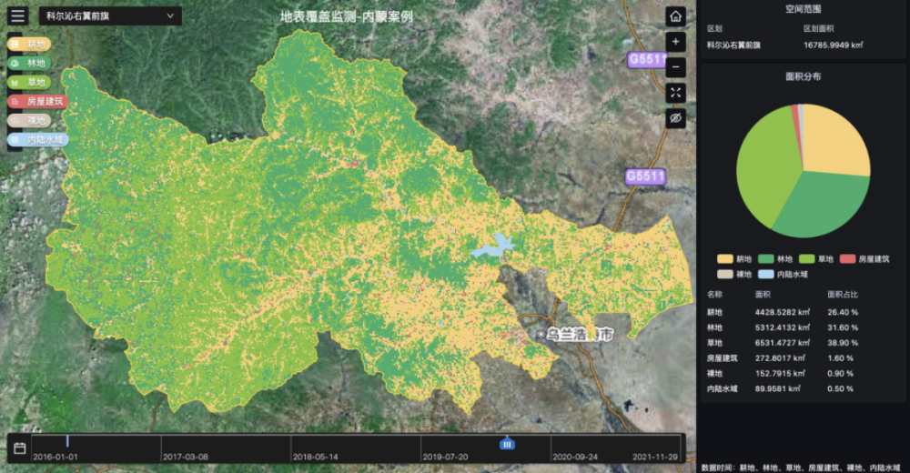 卫星遥感地表覆盖监测|别再说内蒙古拥有最多的只有草原和牛羊了