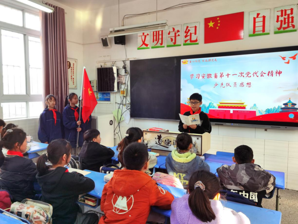 珠城少年蚌埠市各级少先队组织认真学习贯彻安徽省十一次党代会精神