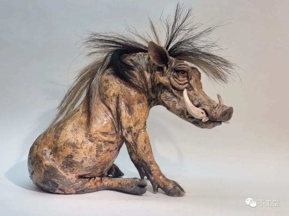 陶瓷动物雕塑作品