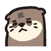 可爱小水獭头像