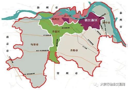 镇江市区293亿元挂牌6宗涉宅地总出让面积3456万平米