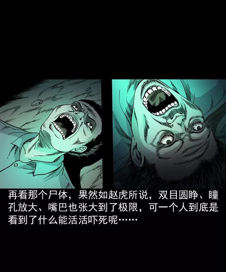 中国民间灵异漫画绿色尸体公墓里的掘墓人