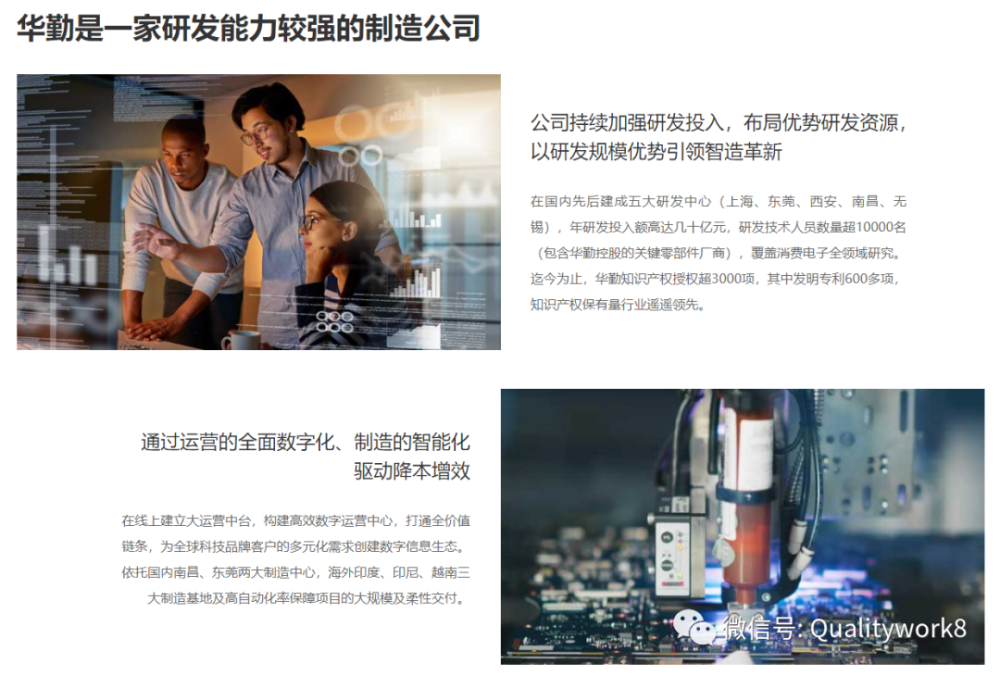 【质聘】全球领先智能硬件平台型企业-华勤技术诚聘质量专家一名