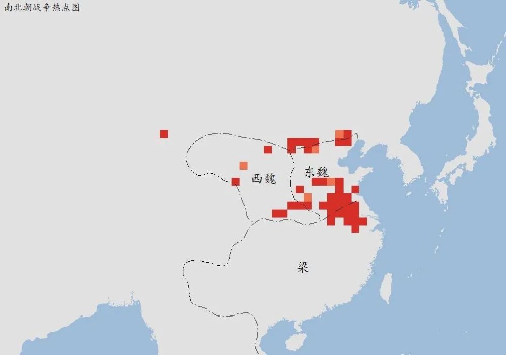 1)江淮一带重灾区(刘宋,南齐和北魏的历次战争;侯景之乱;北齐和陈朝的