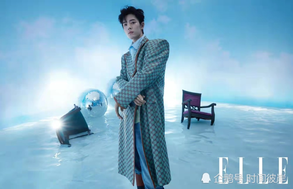日前,肖战《elle》2022开年刊封面大片释出