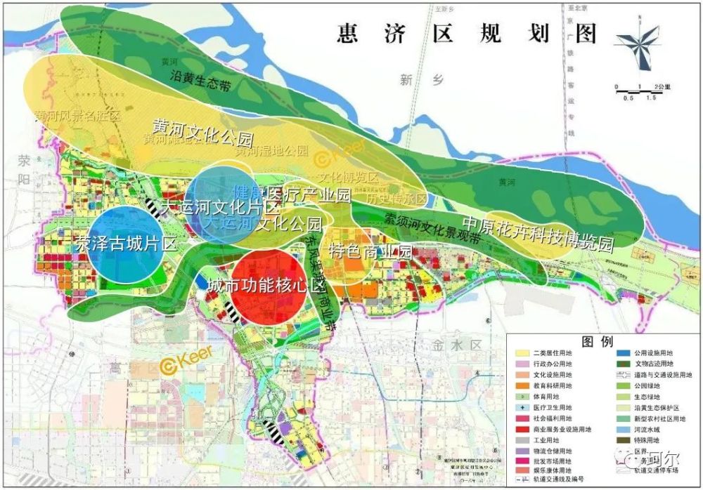 郑州市惠济区空间布局规划-根据资料绘制仅供参考 5 中原区