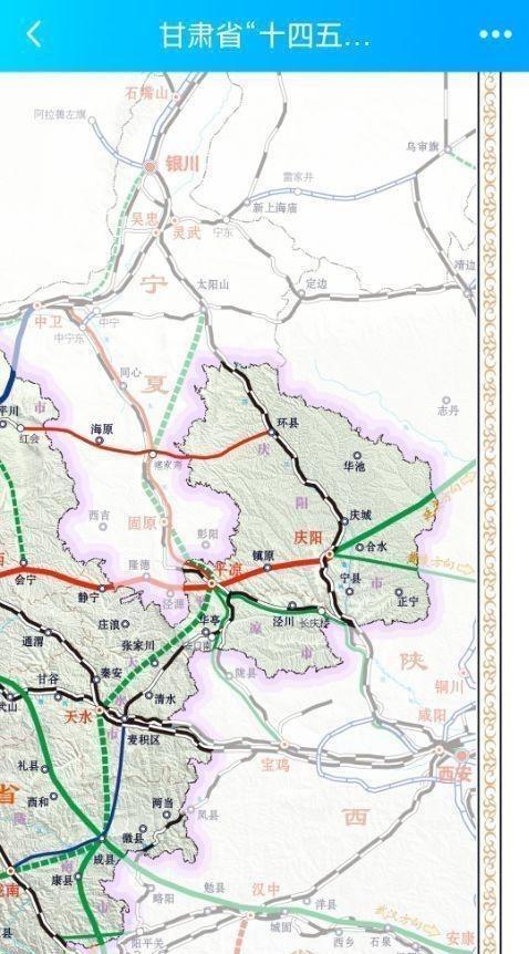 预计时速250公里)1,银川-吴忠-太阳山(此段利用现有银西高铁)