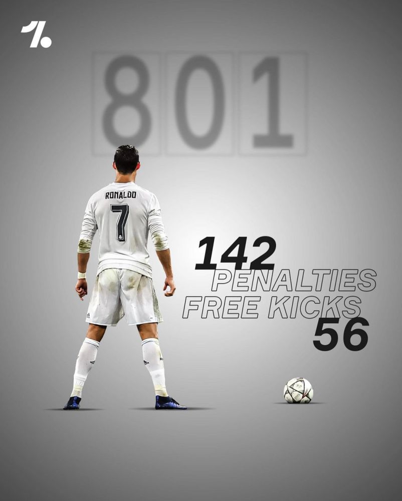 c罗801球之上还有个805球的纪录