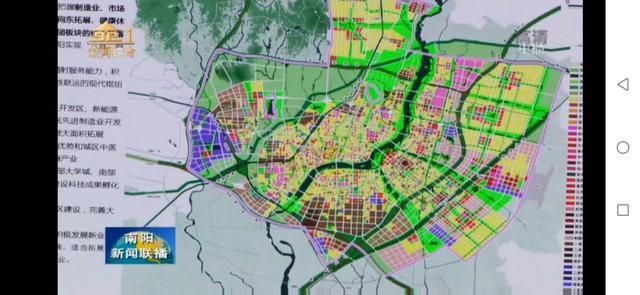 看南阳最新规划图来讨论下现在的新城区建设