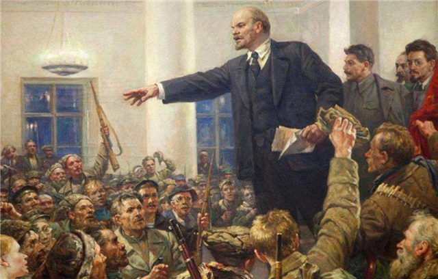 一次震惊世界的"十月革命",令工人阶级得以出现在了世界舞台之上,俄国