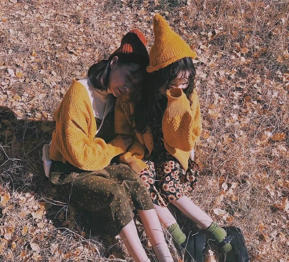 森系闺蜜头像‖快让你的小女孩给你撑腰吧!