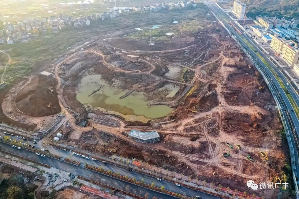 项目大建设广丰城北新区加速成势