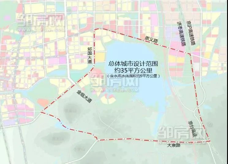 定了邹城这个板块新规划开始招标