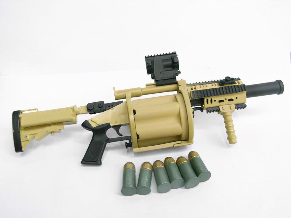 m32 mgl 多管榴弹发射器独立版本的m320榴弹发射器长285 毫米,枪管