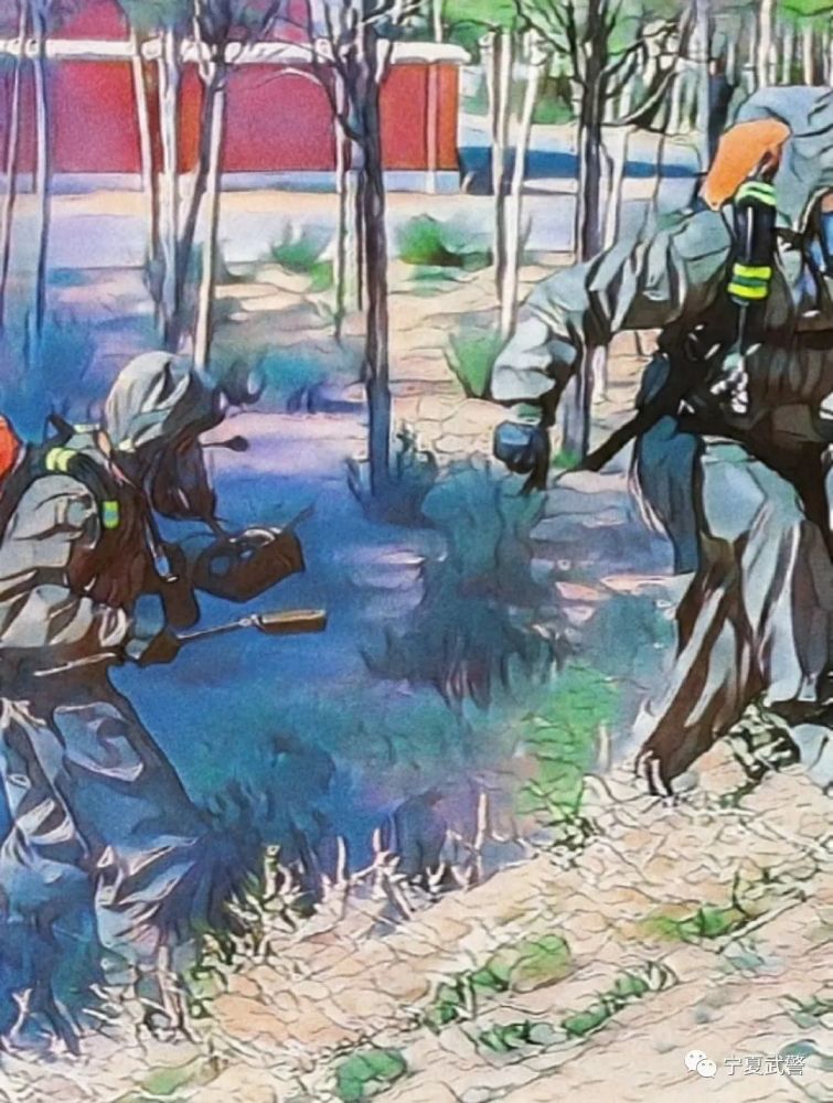 破毒魔,测核辐 他们就是防化兵 今天通过一组漫画 带你感受防化兵的