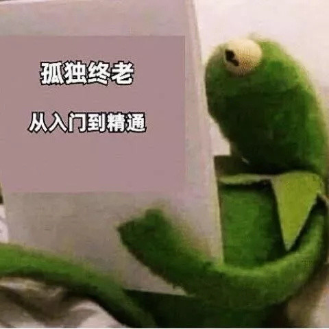 表情包孤独终老从入门到精髓