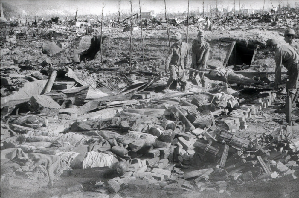 1945年日本广岛事件战后辐射消失迅速如今广岛长崎人满为患