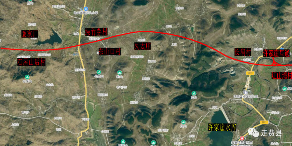 临沂到滕州的高速公路在费县这样走一文看懂经过哪些村庄