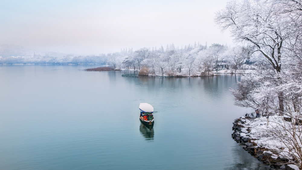 雨西湖不如雪西湖杭州西湖冬景美得窒息