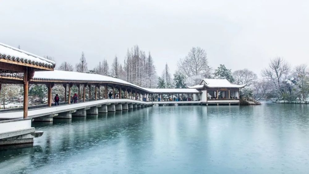 雨西湖不如雪西湖 杭州西湖冬景美得窒息